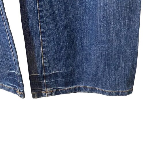 Motherhood Maternity Flare Distressed Pull-on Stretch Jeans Blue‎ Women Medium - Picture 6 of 8